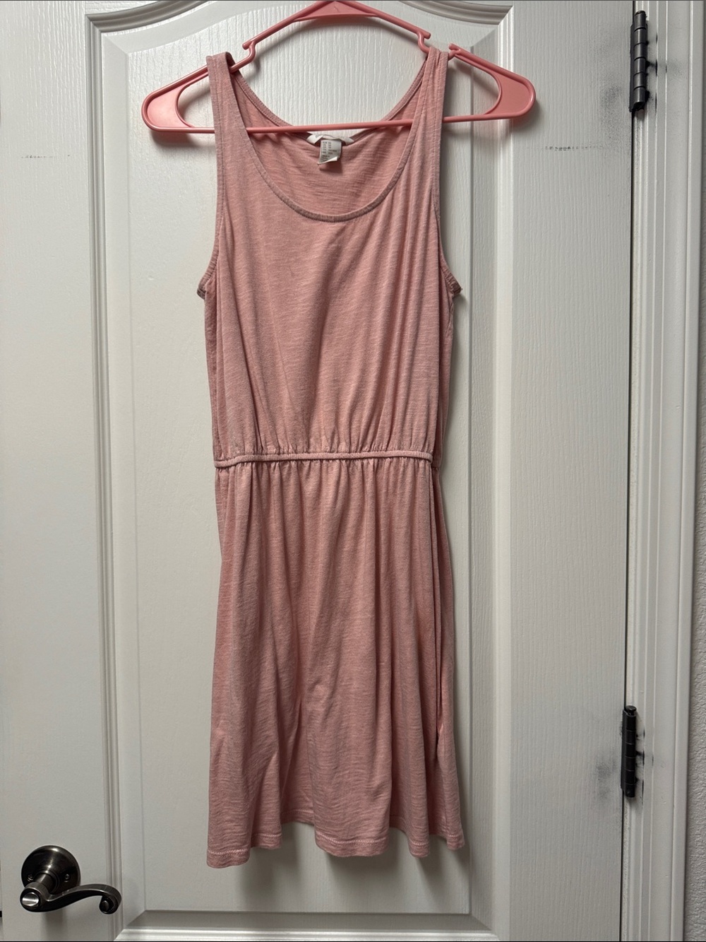 H&M Dusty Pink Sleeveless Jersey Dress